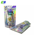In tùy chỉnh Soft Touch Chống mùi cho trẻ em Túi Ziplock có thể khóa lại 3,5g Holographic Gummies Mylar Bag