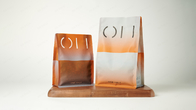 Giấy kraft Túi phẳng đáy thiết kế tùy chỉnh cho bao bì thực phẩm hàng ngày hạt cà phê