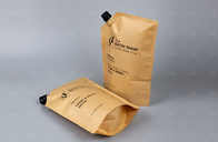 Túi giấy kraft in tùy chỉnh túi đựng dầu dừa có thể tái chế